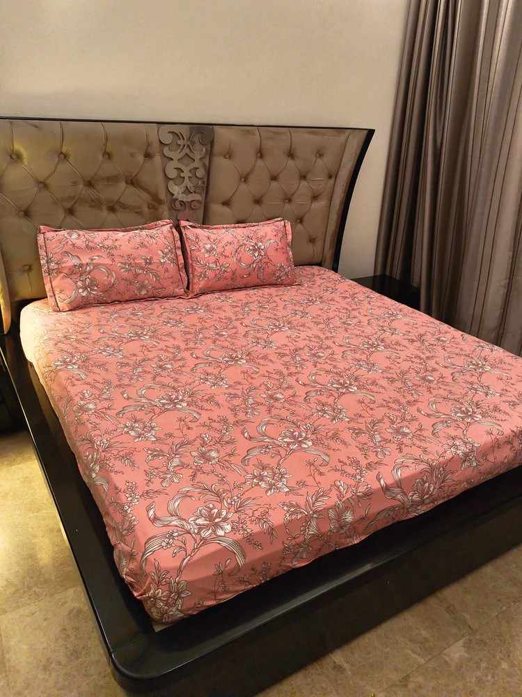 Cotton Feel All Around Elastic Fitted Bedsheets by Shoogloo