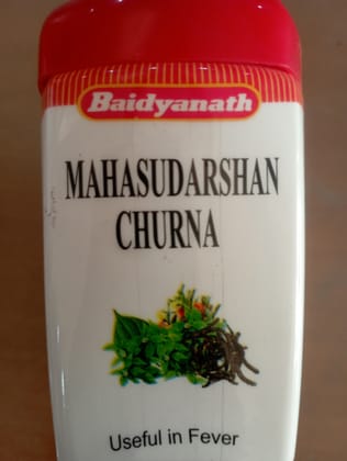 Baidyanath mahasudarshan churna useful in fever