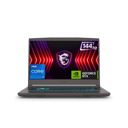 MSI Thin 15, Intel 13th Gen. i7-13620H, 40CM FHD 144Hz Gaming Laptop (16GB/512GB NVMe SSD/Windows 11 Home/NVIDIA GeForce RTX 3050, GDDR6 4GB/Cosmos Gray/1.86Kg) B13UC-124IN MSI Thin 15, Intel 13th Gen. i7-13620H, 40CM FHD 144Hz Gaming Laptop (16GB/512GB 