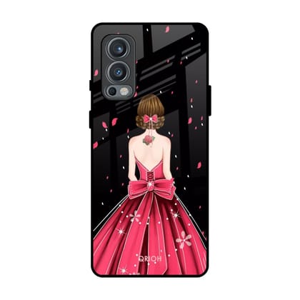 Fashion Princess Glass Case for OnePlus Nord 2