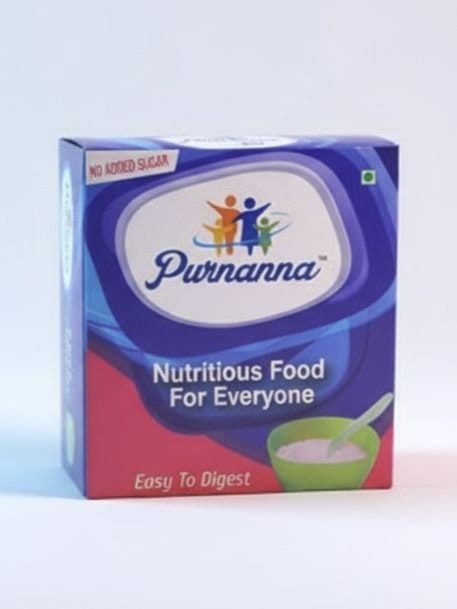 PurnAnna Without Sugar - Wholesome Nutrient-Rich Multi-Grain Infant & Elderly Food Mix (FSSAI Certified, 99+ Cereals & Pulses, No Added Sugar)