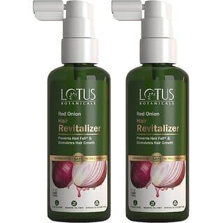 Lotus Botanicals Red Onion Hair Revitalizer - 100Ml ( Pack Of 2 ) (200 Ml)