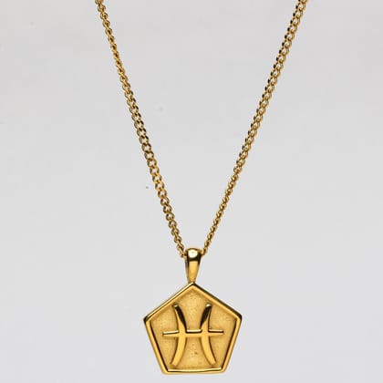 PISCES (GOLD) Pendant+ Chain