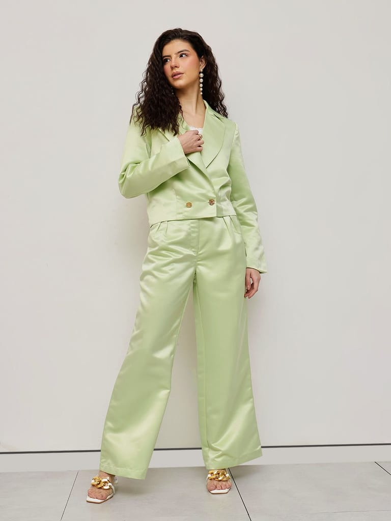 Sparking Notched Crop Set