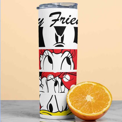 Mickey Mouse & Friends Design Metal Tumbler