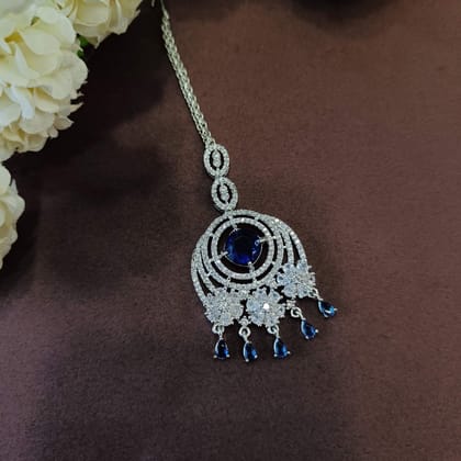 Ad maang tikka 19-Blue