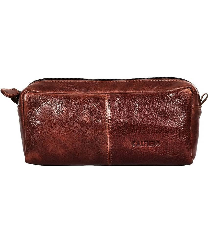 Calfnero Genuine Leather Pen Case