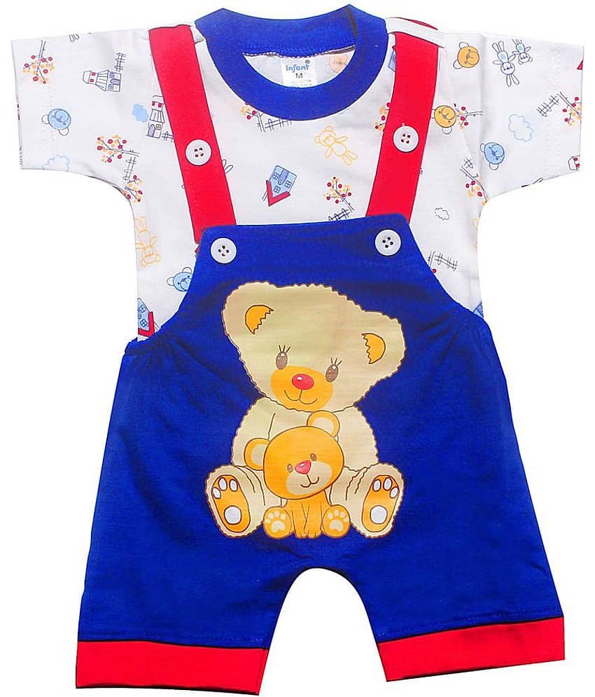 INFANT Unisex for Baby 100% Cotton Bodysuit ( Multi Color )