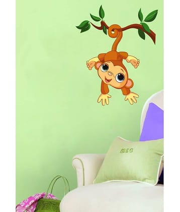 Decor Villa Monkey Vinyl Wall Stickers