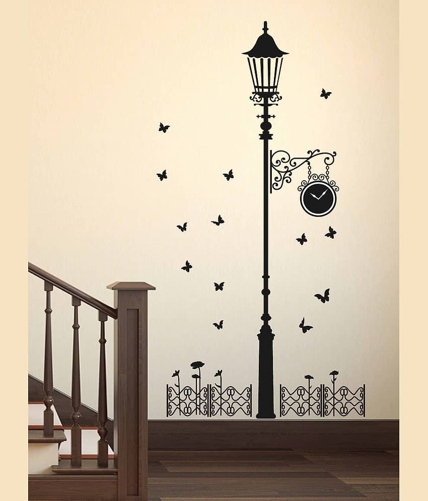 Inkfence Wall Sticker Abstract ( 129 x 62 cms )