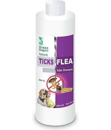 Green Dragon  Natural Ticks & Flea Killer Shampoo 260ml