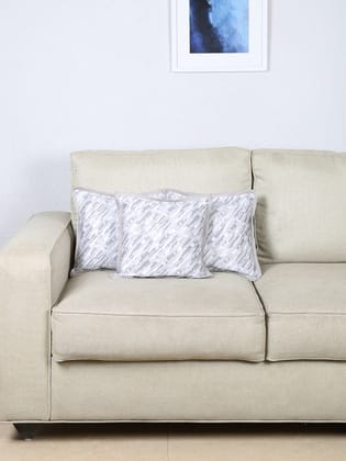 Tulika - Set Of 3 Cushion Covers (Grey) - Small
