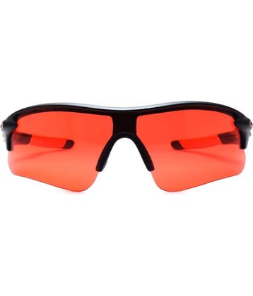 Peter Jones - Black Wrap Around Sunglasses ( Pack of 1 )