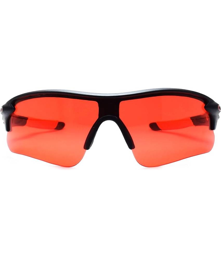 Peter Jones - Black Wrap Around Sunglasses ( Pack of 1 )