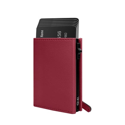 The Wallet Store Urban Pop RFID Protection Wallet Cardholder - Maroon
