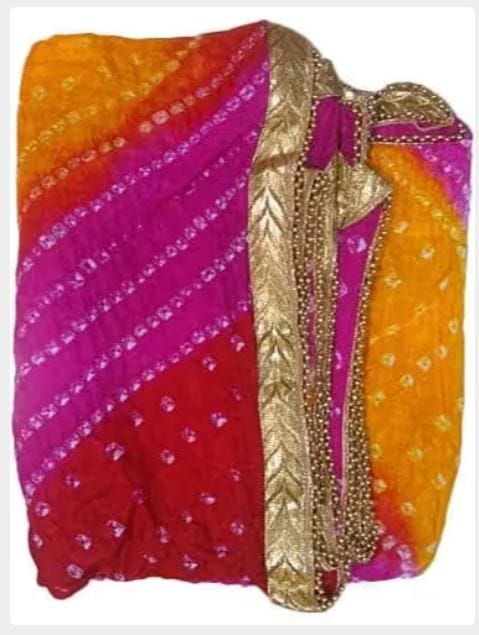 cotton bandhani jaipuri dupatta