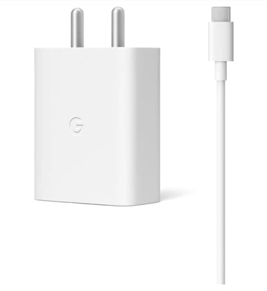 Google 30W - 5A, Usb-C, Power Adaptor For Laptop Devices (White) (Ga02431-In)