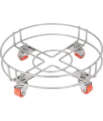 Green Tales Stainless Steel Gas Cylinder Trolleys