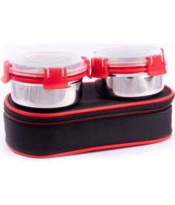BOWLMAN - Stainless Steel Lunch Box 2 - Container ( Pack of 1 )
