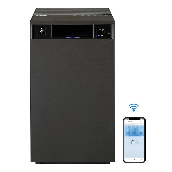 Sharp Air Purifier For Home Fx-S120M-H|Wi-Fi Connectivity,Remote Operation Capability