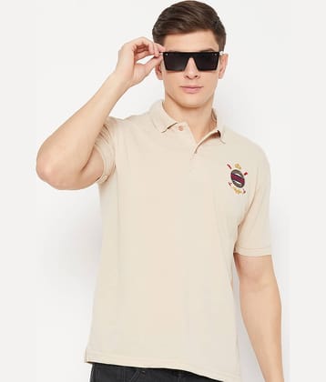 UBX Pack of 1 Cotton Blend Regular Fit Solid Half Sleeves Men's Polo T Shirt ( Mint Green )