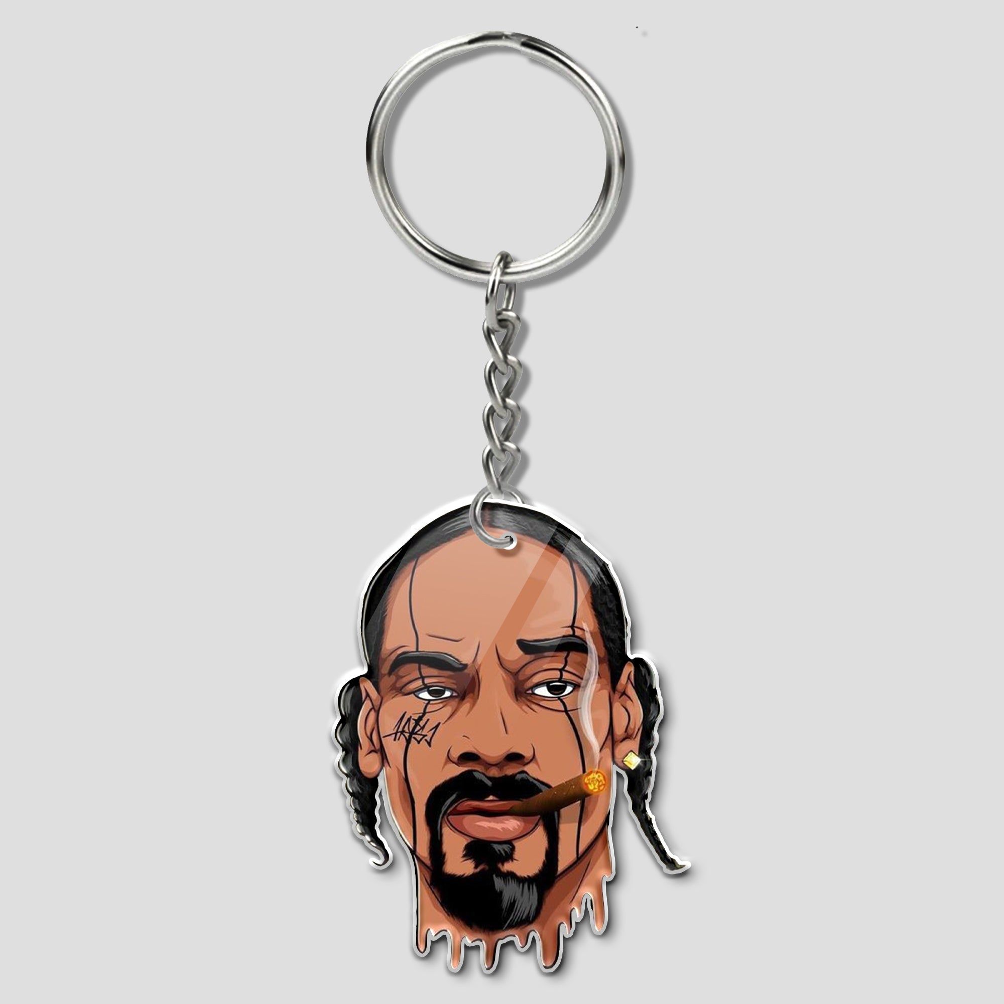 Snoop Dog goes wild Keychain