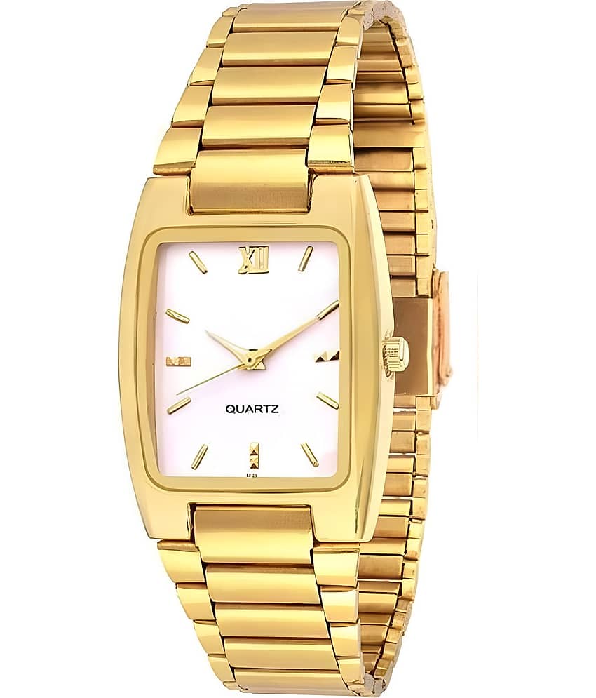 Viser Gold Metal Analog Men's Watch