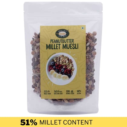 Peanut Butter Millet Muesli 300gm Peanut Butter Millet Muesli 300gm