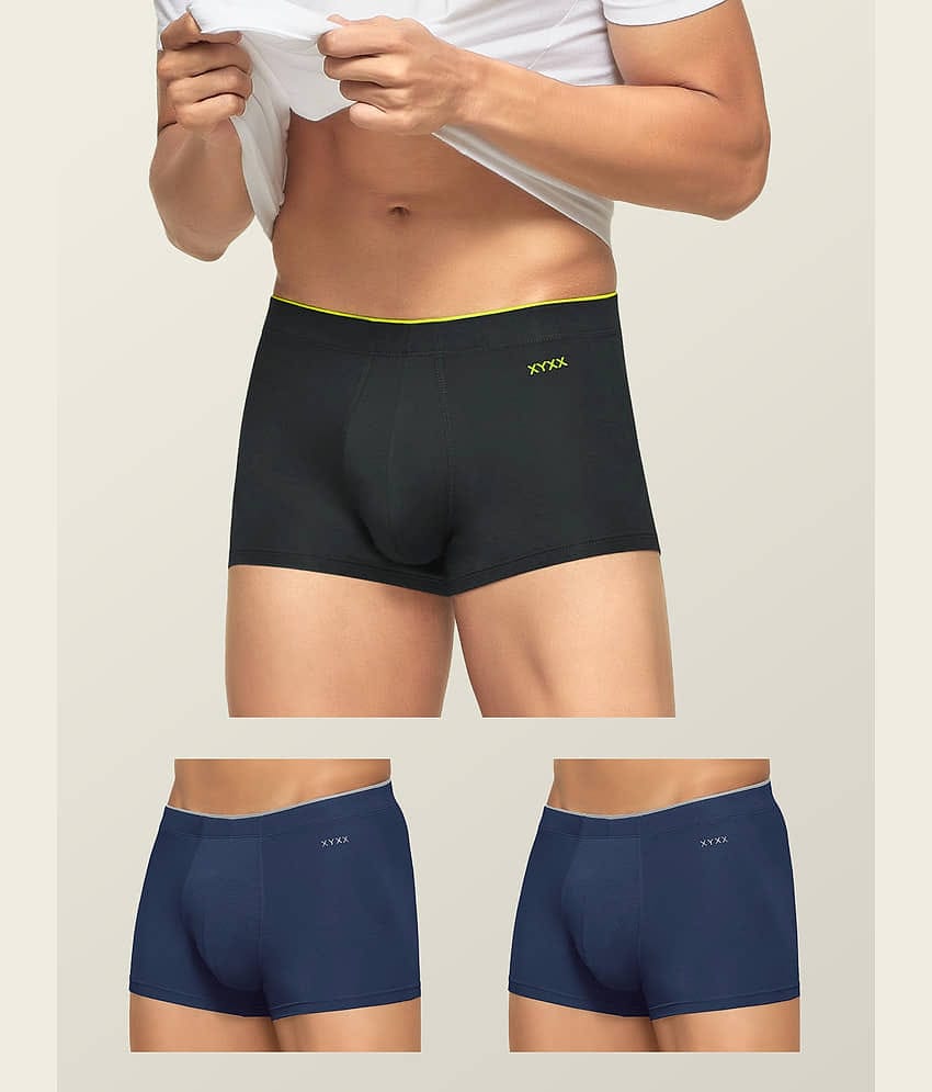 XYXX Pack of 3 Modal Trunks For Men's ( Multicolor )