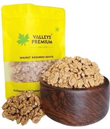 Valleys Premium Kashmiri White Walnut Kernels Pack 800 Grams (AKHROT GIRI)