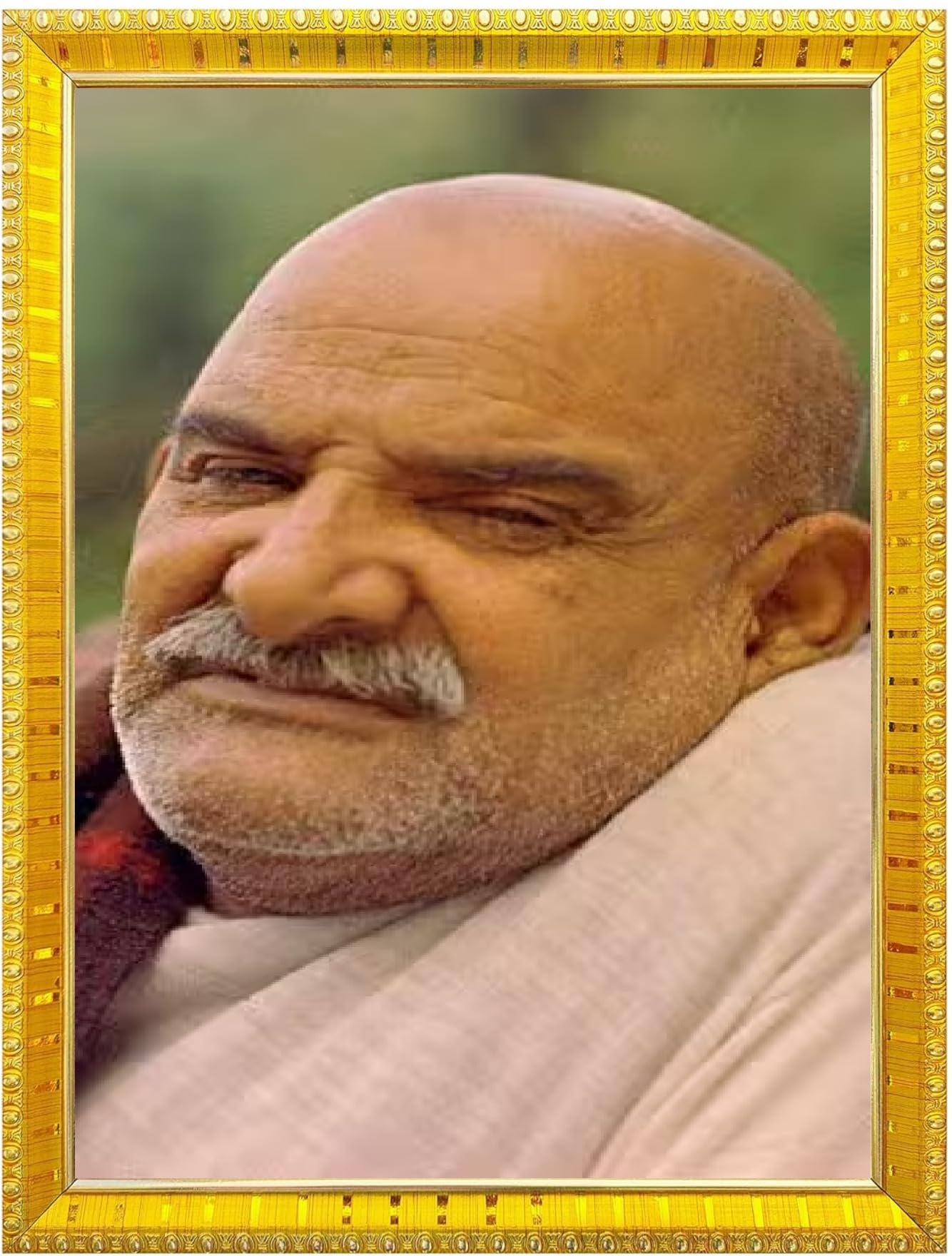 NOKKES Neem Karoli Baba Neev Karori baba Photo Frames Religious Photo frame 5X7 Inch Photo Frame_W53