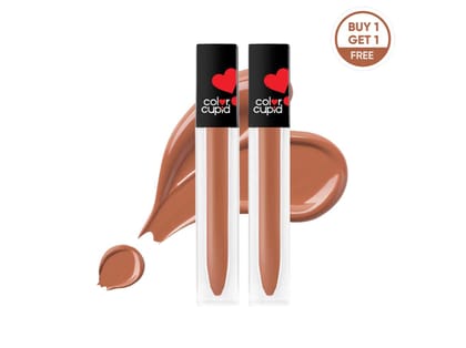 BUY 1 GET 1 - Color Cupid Forever Love Matte Liquid Lipstick - Sweetheart Mocha - 4.1 g BUY 1 GET 1 - Color Cupid Forever Love Matte Liquid Lipstick - Sweetheart Mocha - 4.1 g