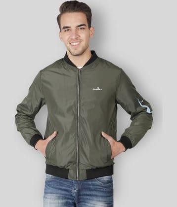 NUEVOSPORTA - Blue Polyester Regular Fit Men's Casual Jacket ( Pack of 1 )