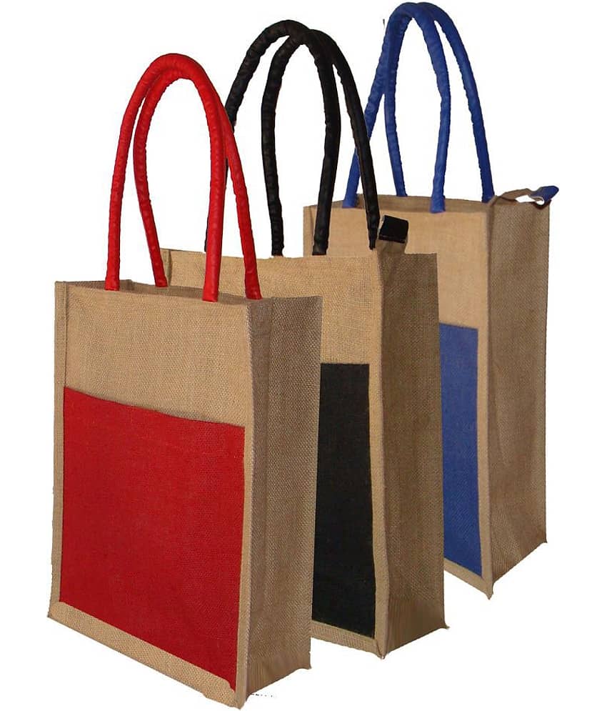Foonty - Multicolor Jute Lunch Bag