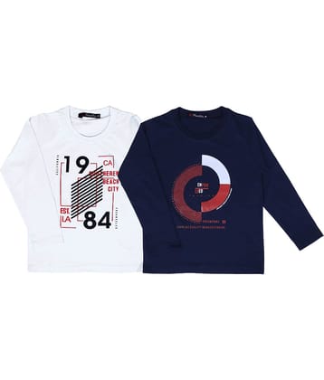 NEUVIN Pack of 2 Baby Boys Cotton T Shirts ( Multi )