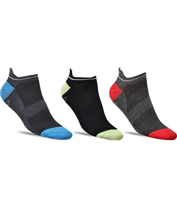 Dollar Socks - Cotton Men's Colorblock Multicolor Ankle Length Socks ( Pack of 3 )