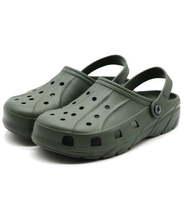 Red Tape - Olive Mens Clogs - None