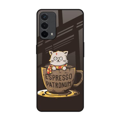 Tea With Kitty Glass Case For Oppo A74