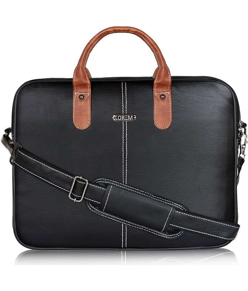 Lorem Black Solid Messenger Bag