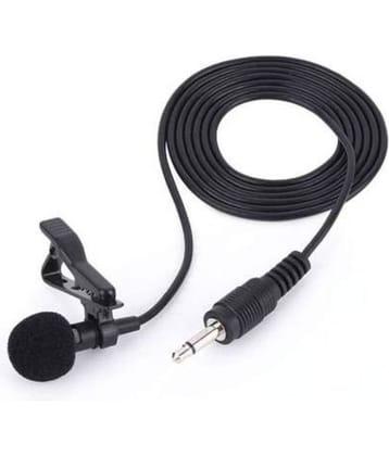KP2 ® 57cm Clip Collar Mic for YouTube, Collar Mike for Voice Recording, Lapel Mic Mobile, Pc, Laptop, Android Smartphones, DSLR Camera, mic kit for Phone Jack phone Type Mike for YouTube