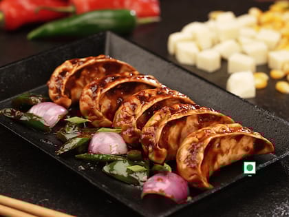 Corn Cheese Chilli Momo