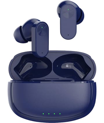 COREGENIX NORD BUDS ENC Bluetooth True Wireless (TWS) In Ear 35 Hours Playback Low Latency,Powerfull bass IPX5(Splash & Sweat Proof) Navy