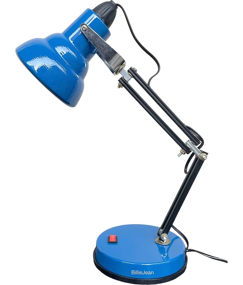 BillieJean Blue Study Table Lamp ( Pack of 1 )