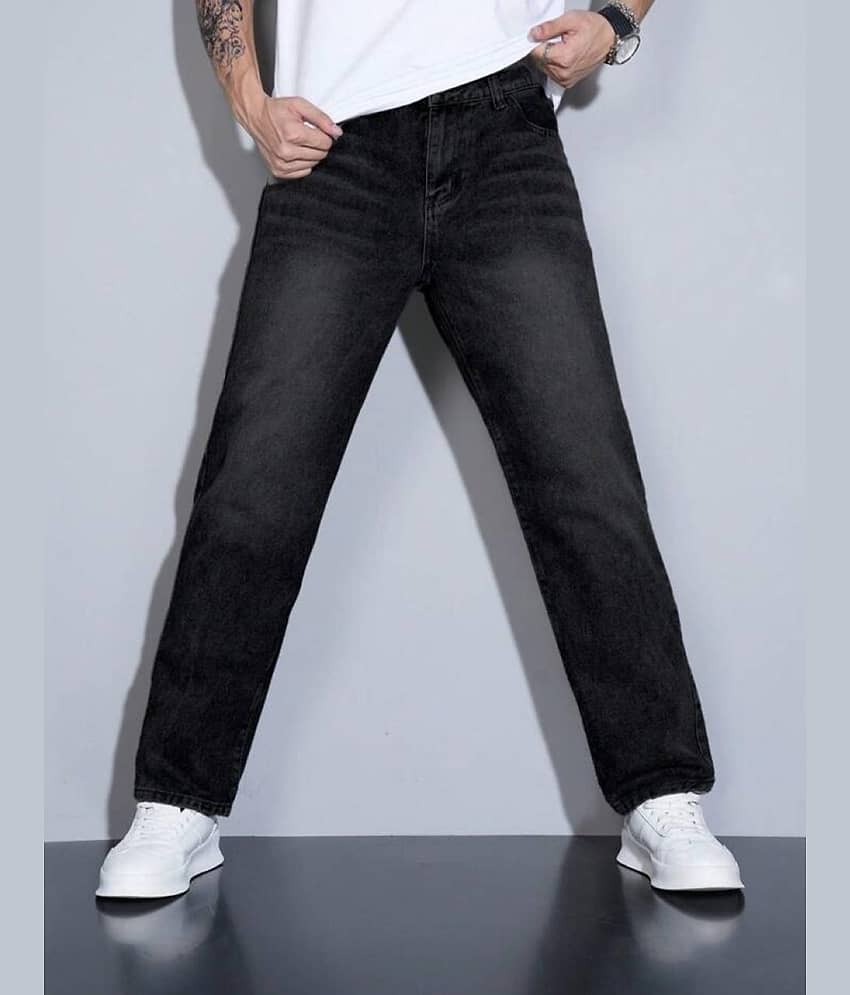 9x denims Clean Look Men's Jeans - Black ( Pack of 1 )