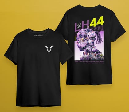 Lewis Hamilton LH44 T-shirt-Black / S