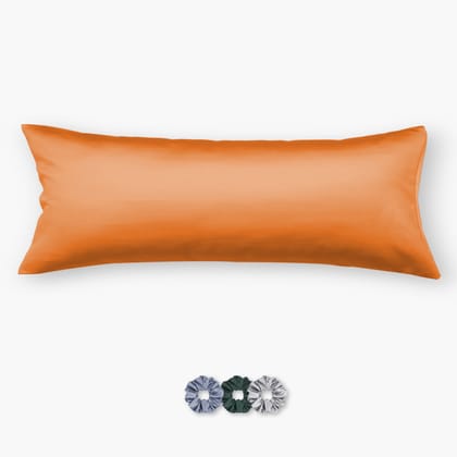 Cuddle Pillow Cover  - Set of 1-20 X 54 inches / Orange