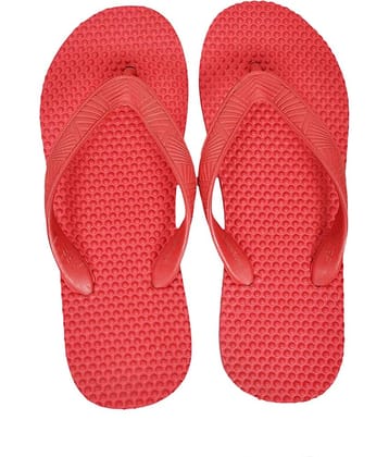 METAMORPH Red Thong Flip Flop