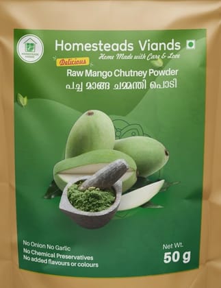 Homesteads Viands Raw Mango Chutney Powder 50g Pack of 2