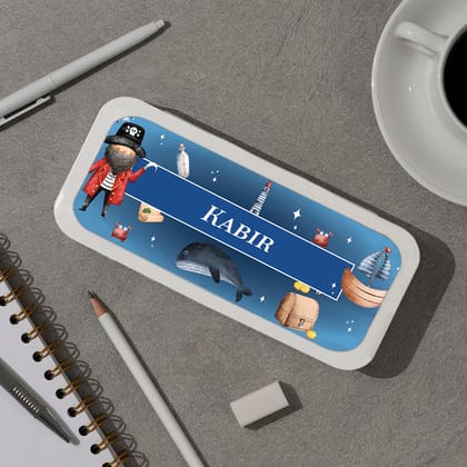 Treasure Island Kids Pencil Box-Navy Gradient