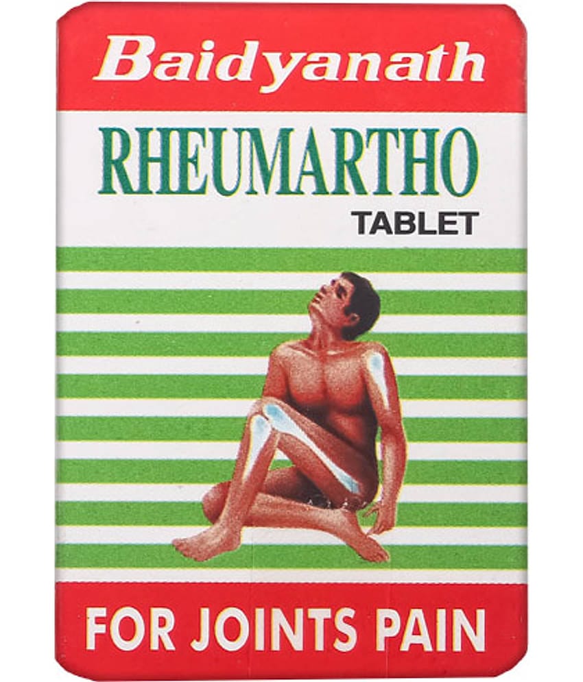 Baidyanath Rheumartho Tablets Helps in chronic joint pain 50No.s (Pack of 1)